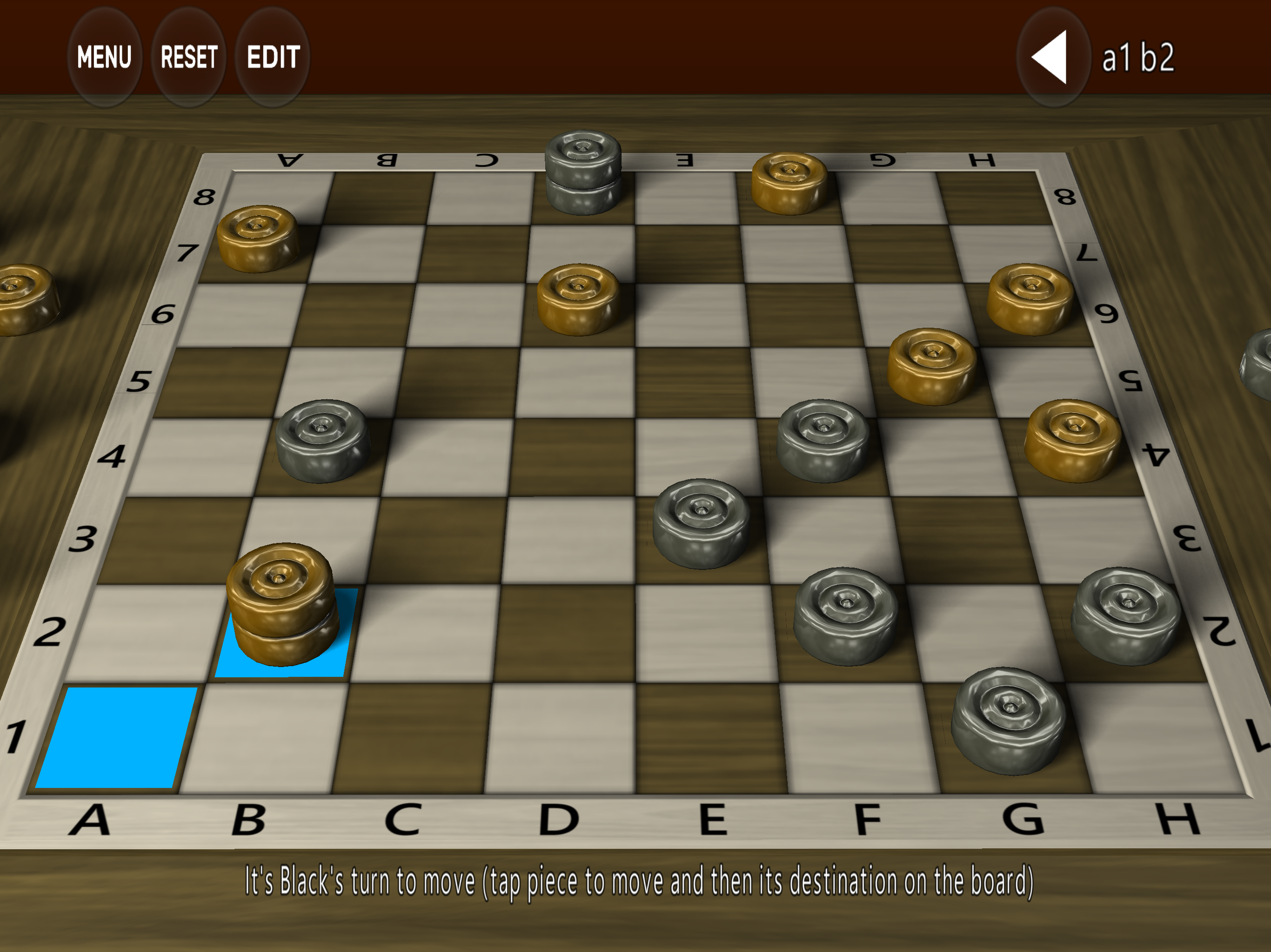 3D Checkers Game screenshot 4