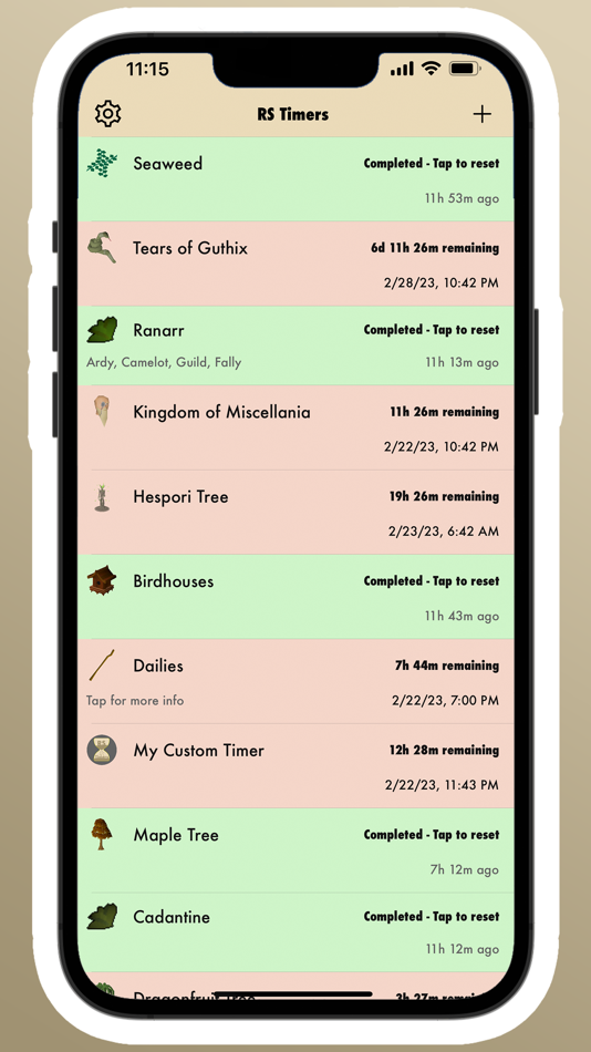 #1. RS Timers (iOS) Podle: GarApps