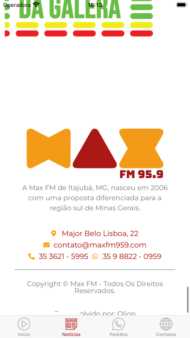 Rádio Max 95.9 FM Screenshot