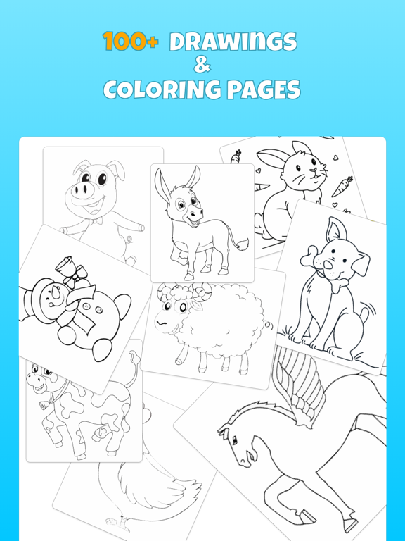 Screenshot #6 pour Coloring Outlines for Children