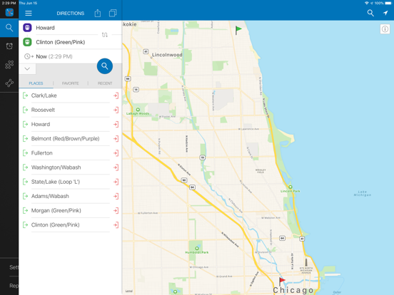 Screenshot #4 pour ezTransit Chicago CTA