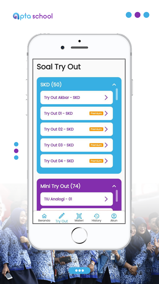 #6. Bimbel Kedinasan - Aptaschool (iOS) โดย: Pillar Adhikusumah