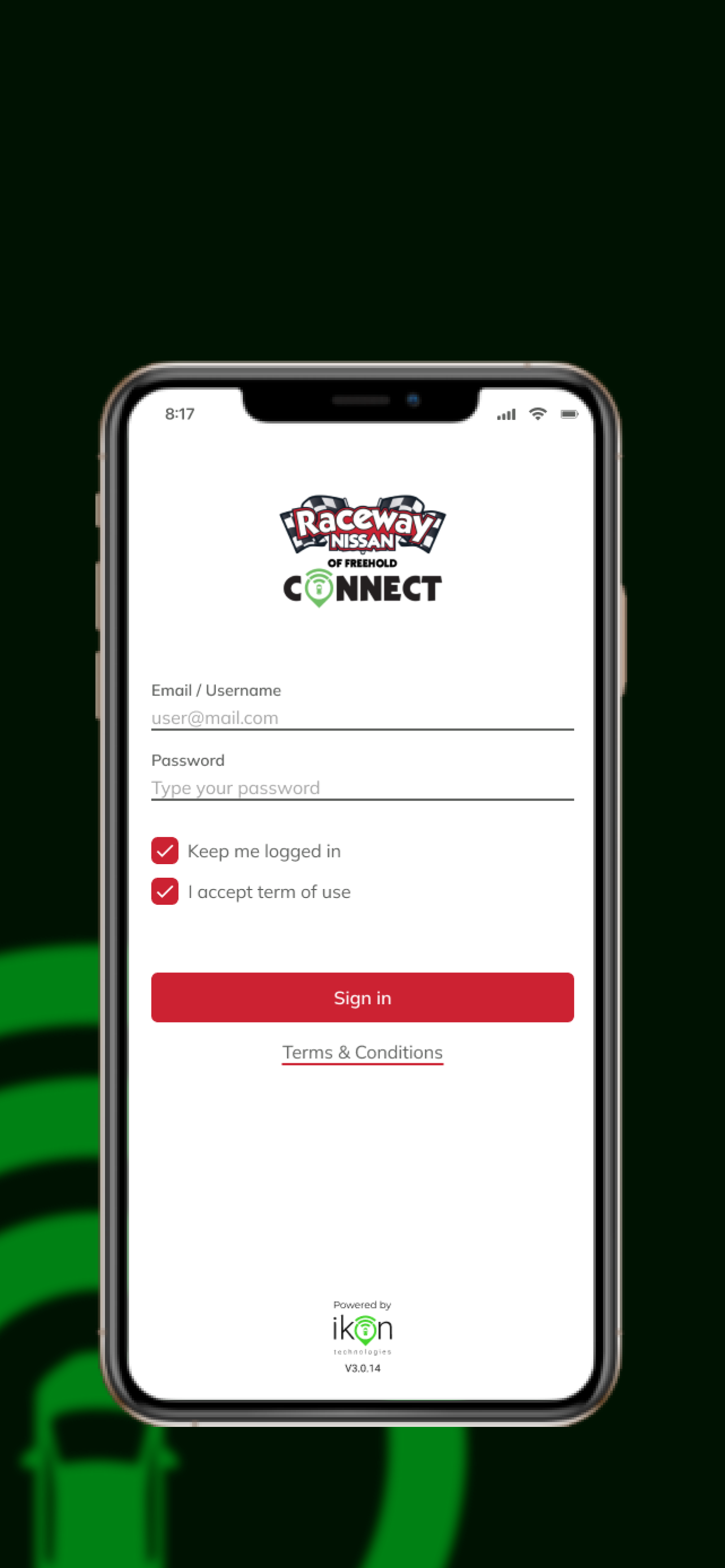 Raceway Nissan Connect