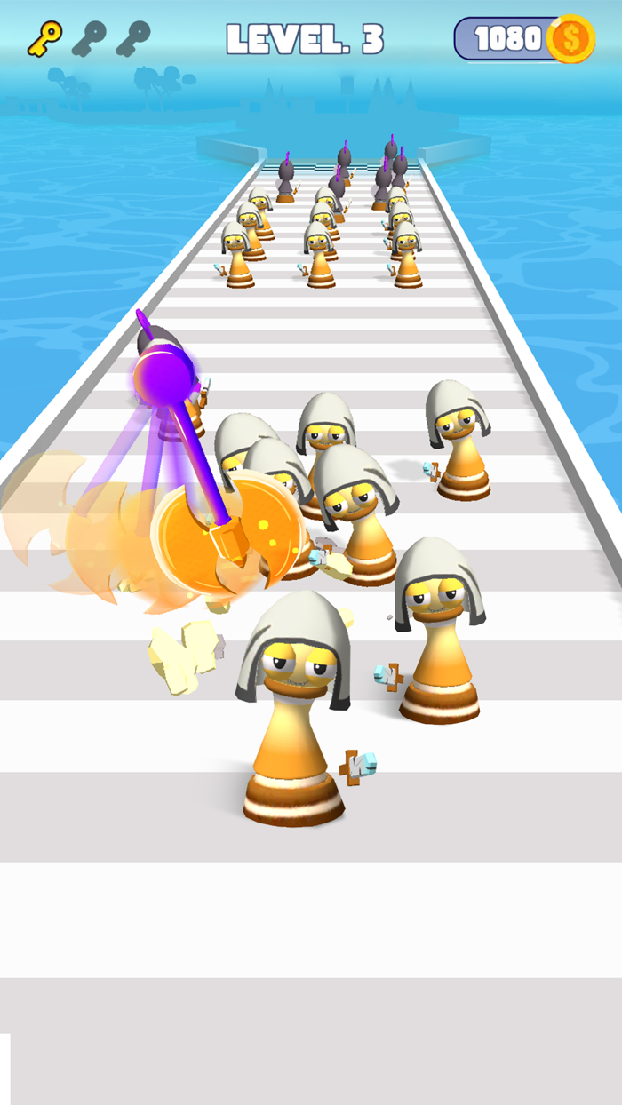 Chess Lore Run Merge Queen