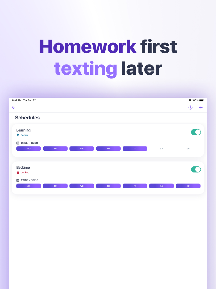 Ohana Family Parental Controls