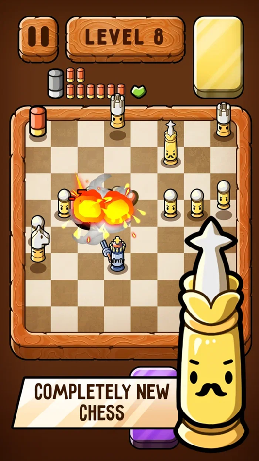 #2. Bullet Chess: Board Shootout (iOS) 由: Timuz