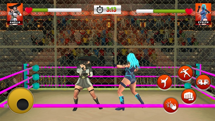 Wrestling Girls Empire Games screenshot-3