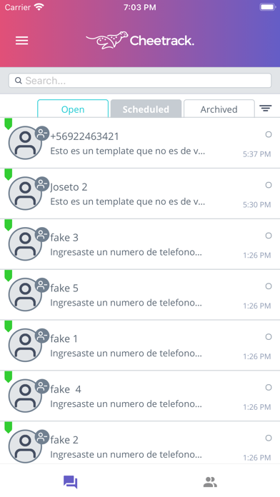 Screenshot #2 pour Cheetrack