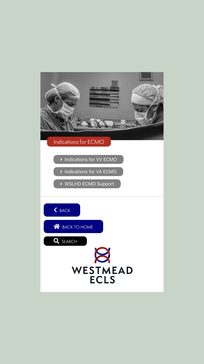 Westmead ECMO App