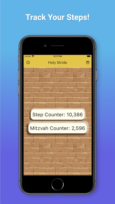 Holy Stride app screenshot