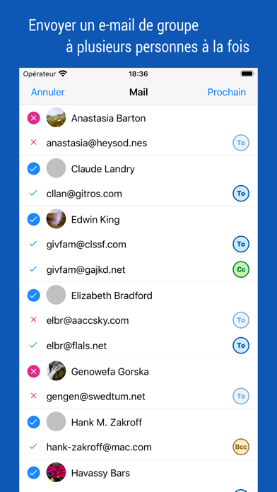 iContacts+: Contacts de groupe iContacts+: Contacts de groupe