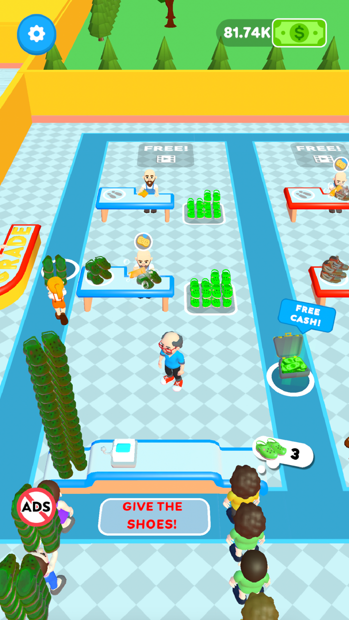 Laundry Rush - Idle Game