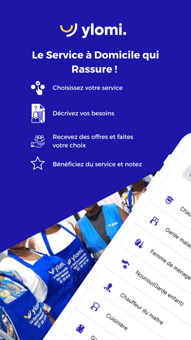 Ylomi: Service à la personne Screenshot