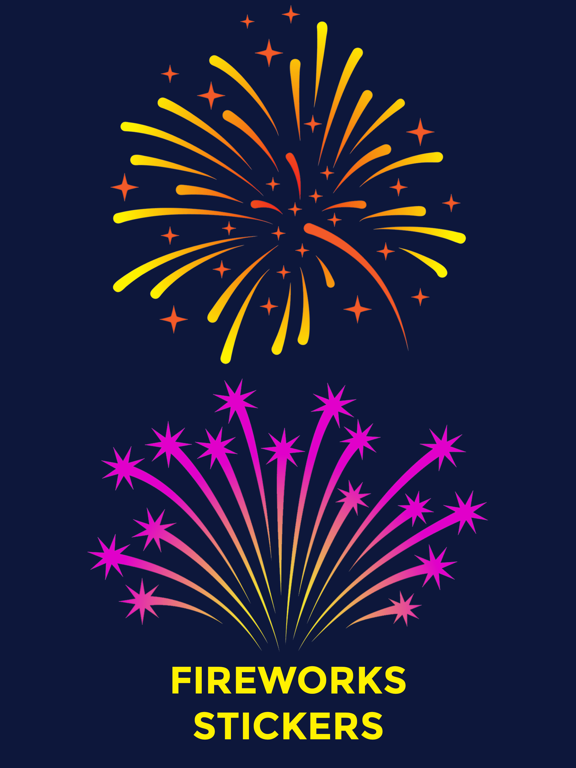 Screenshot #4 pour Fireworks Stickers