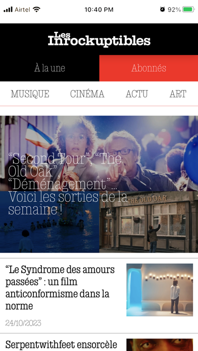 Les Inrockuptibles Screenshot