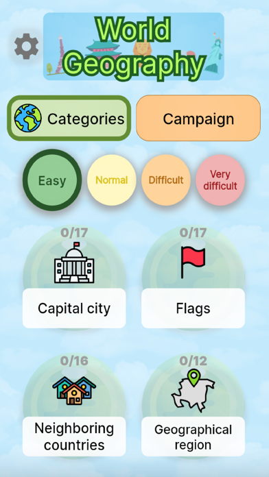World Geography Game Screenshot