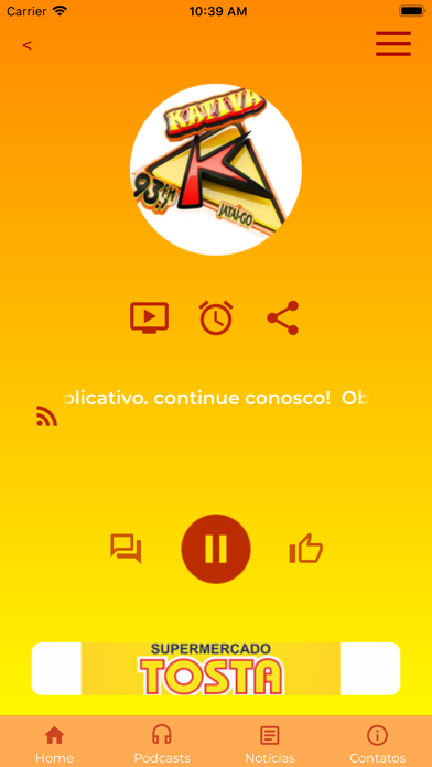 Rádio Kativa FM Screenshot