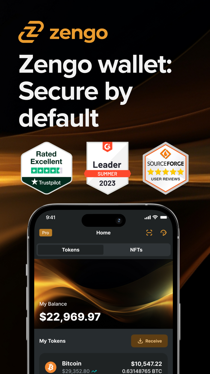 Zengo Crypto and Bitcoin Wallet