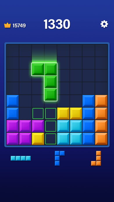Screenshot #1 pour BlockBuster Block Puzzle Games