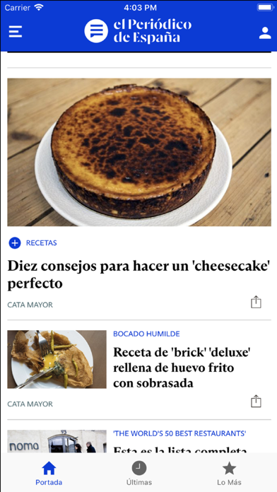 El Periódico de España Screenshot