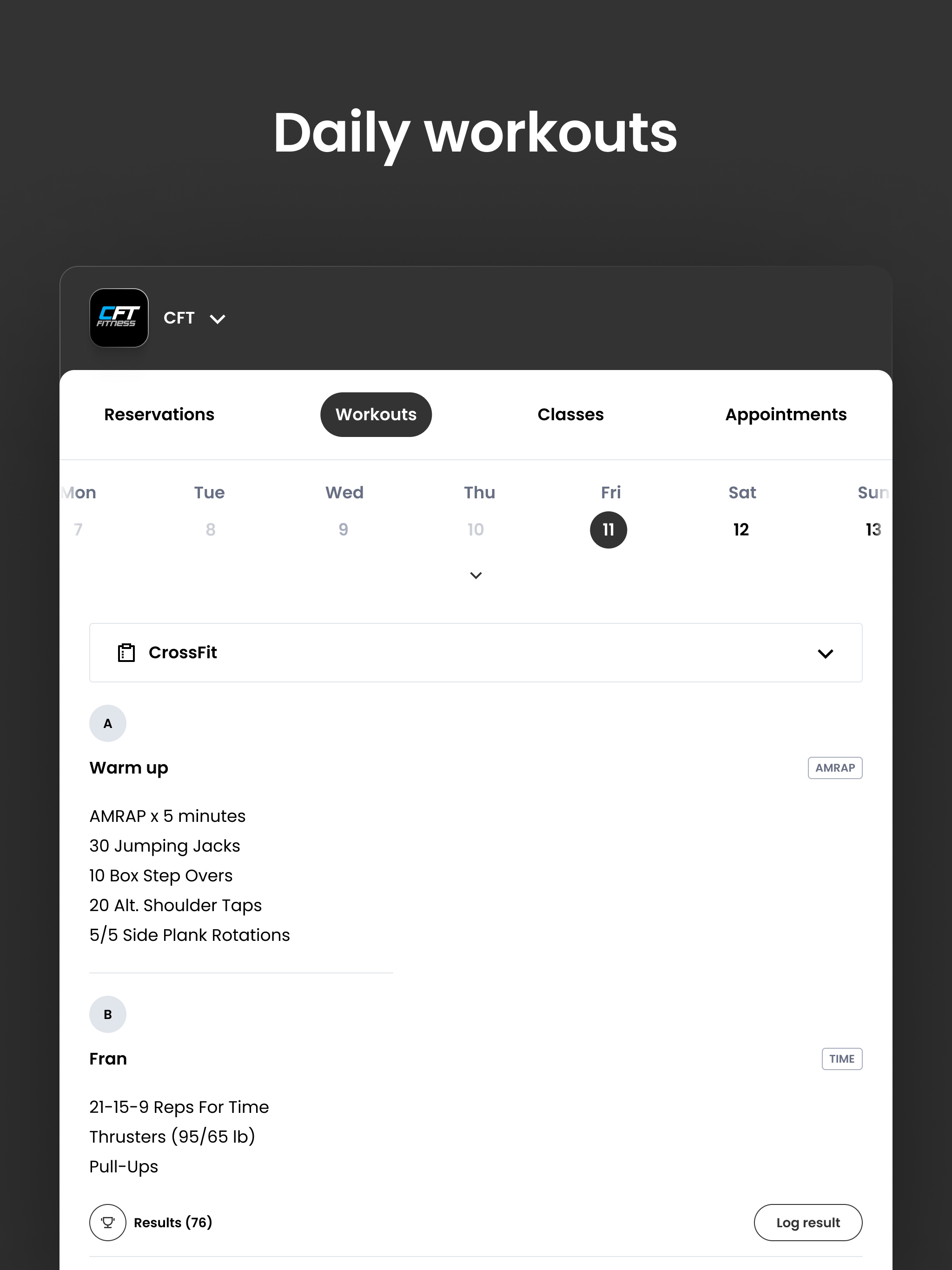 CFT Fitness screenshot 10
