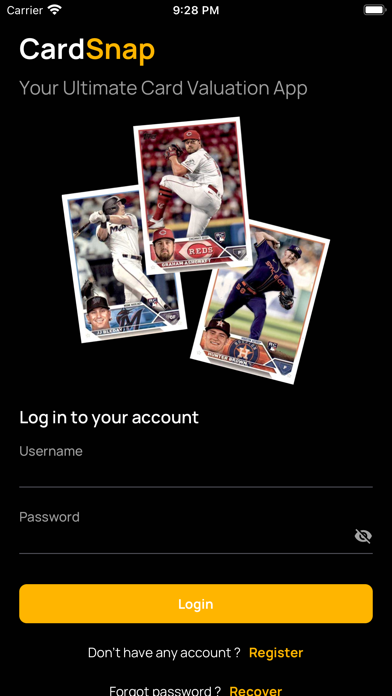 CardSnapAI Screenshot