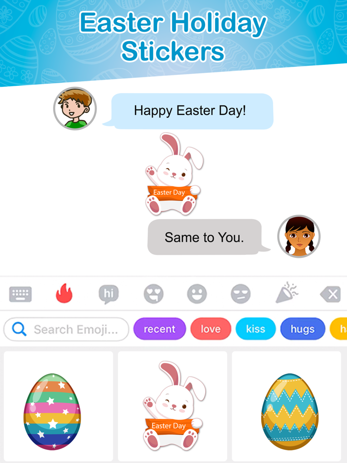 Easter Holiday Stickers