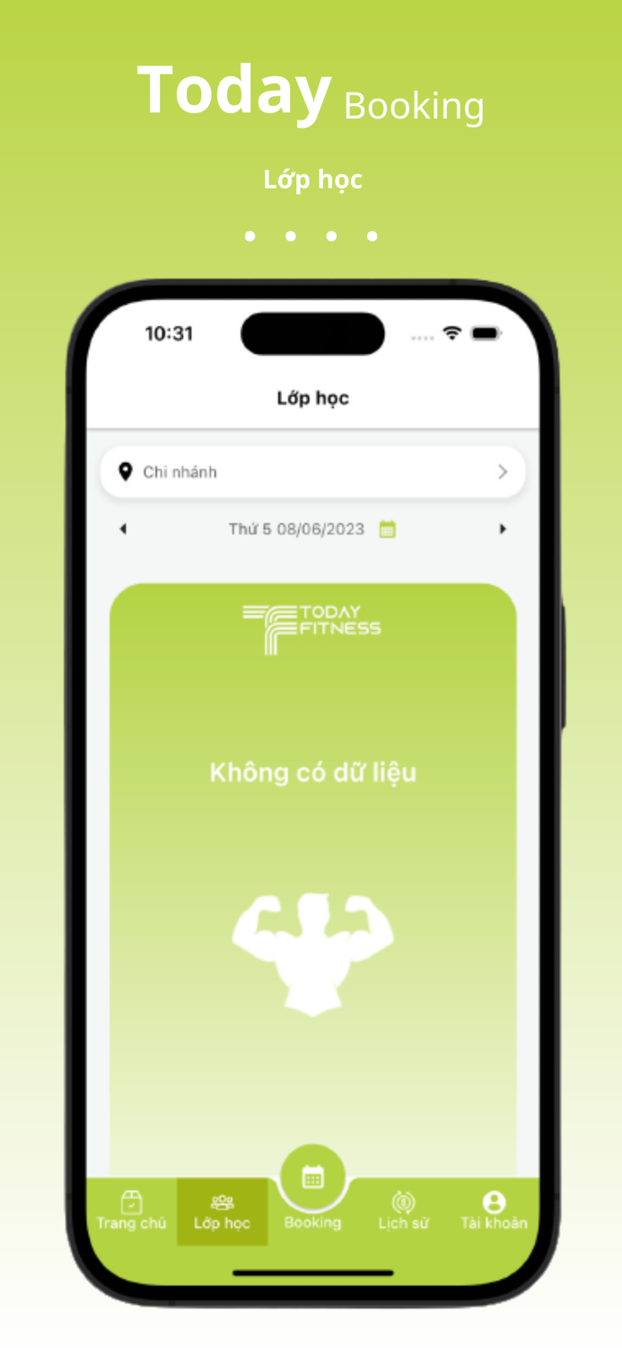 Today Fitness Booking