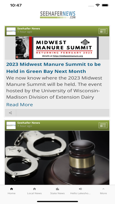 Seehafer News Screenshot