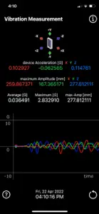 Vibration Measurement screenshot #9 for iPhone