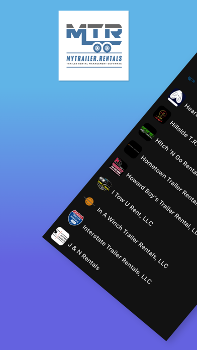 My Trailer Rentals iPhone screenshot 1 - Business app