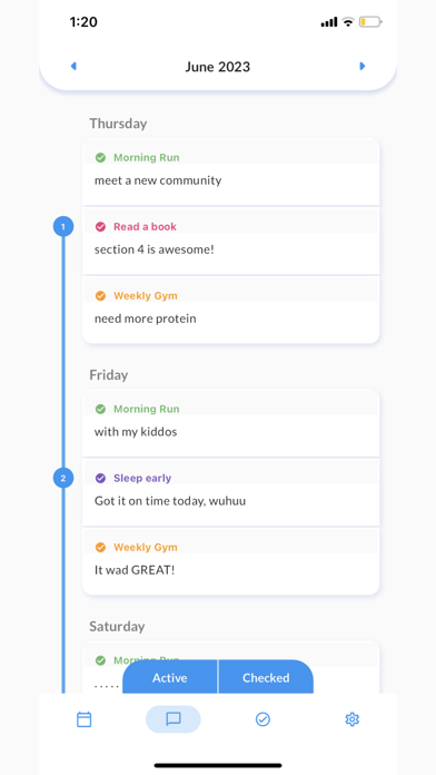 EZ Habit: simple habit tracker Screenshot