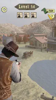 wild west sniper: cowboy war iphone screenshot 3