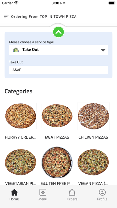 Top in Town Pizza Screenshot
