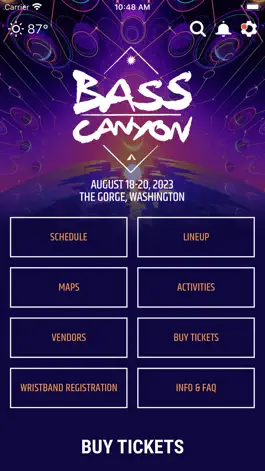 Game screenshot Bass Canyon Festival App mod apk