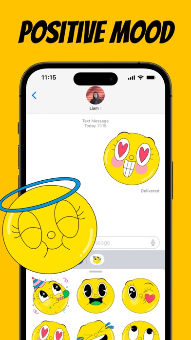 positive pop art emoji Screenshot