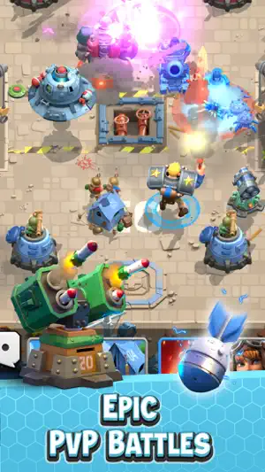 Rebel Bots: Epic War PvP Clash screenshot 2