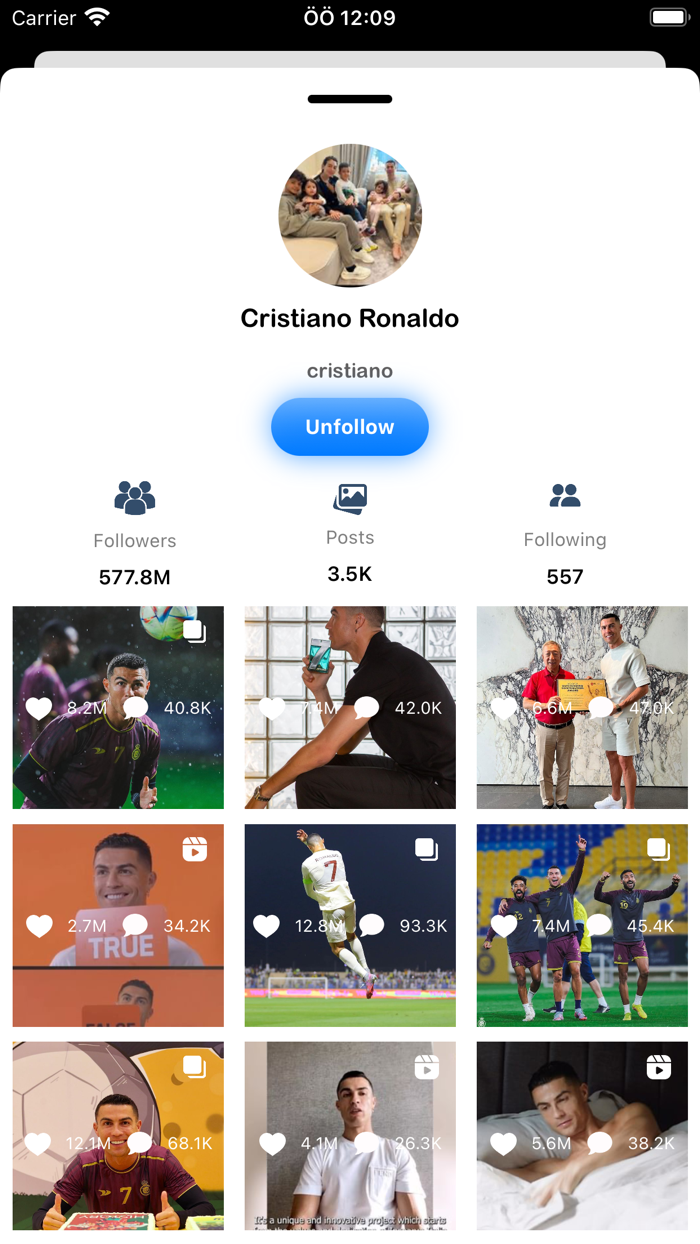 iTracker for Instagram Profile