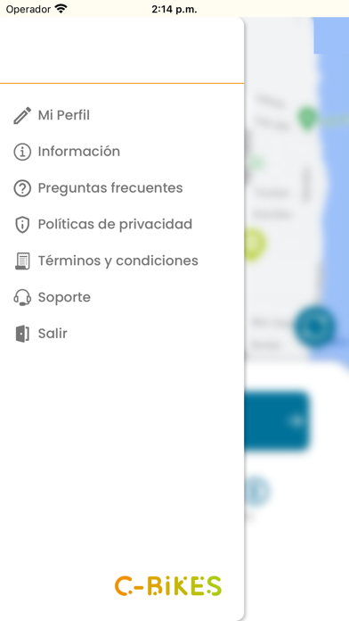 Biciudad app screenshot