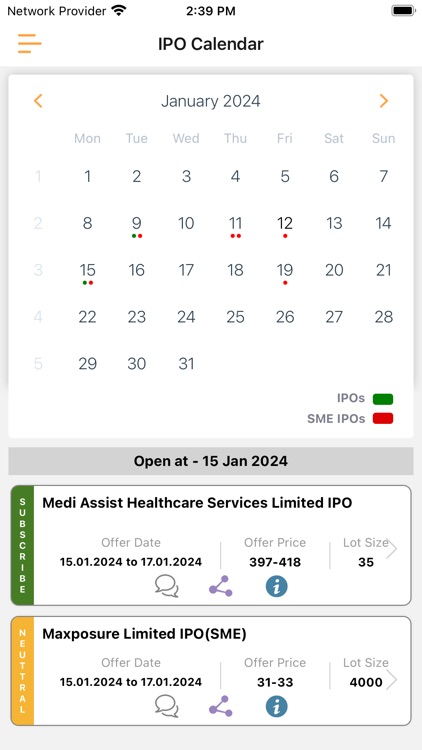 IPO Information screenshot-3