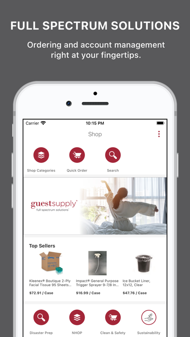 Guest Supply, a Sysco Company Screenshot