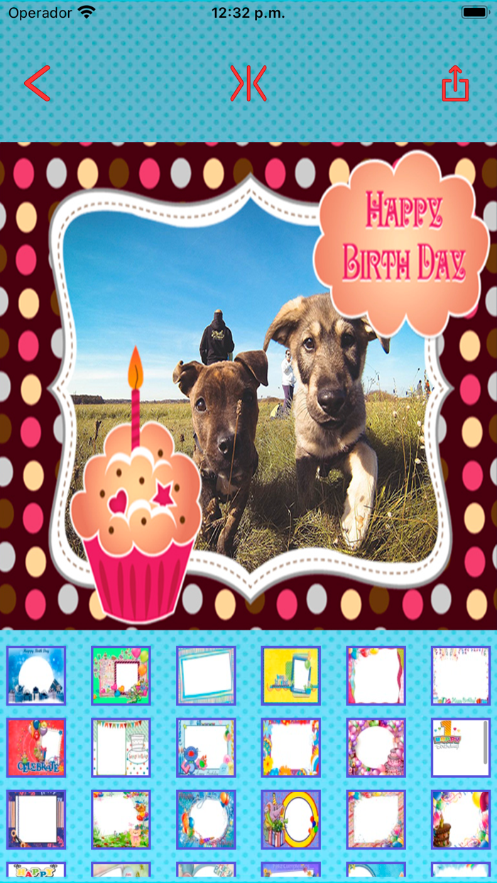 Happy birthday photos frames