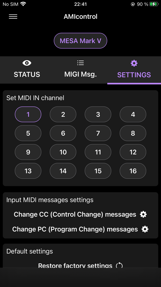 #3. AMIcontrol (iOS) Podle: EM Custom S.C.