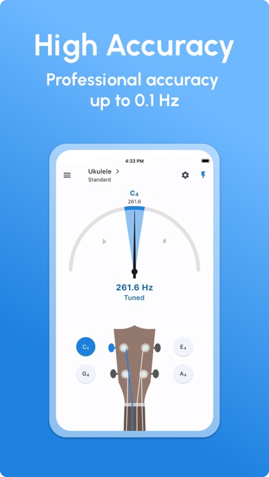 Ukulele Tuner - LikeTones Screenshot
