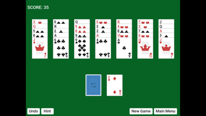 Golf Solitaire Simple Screenshot