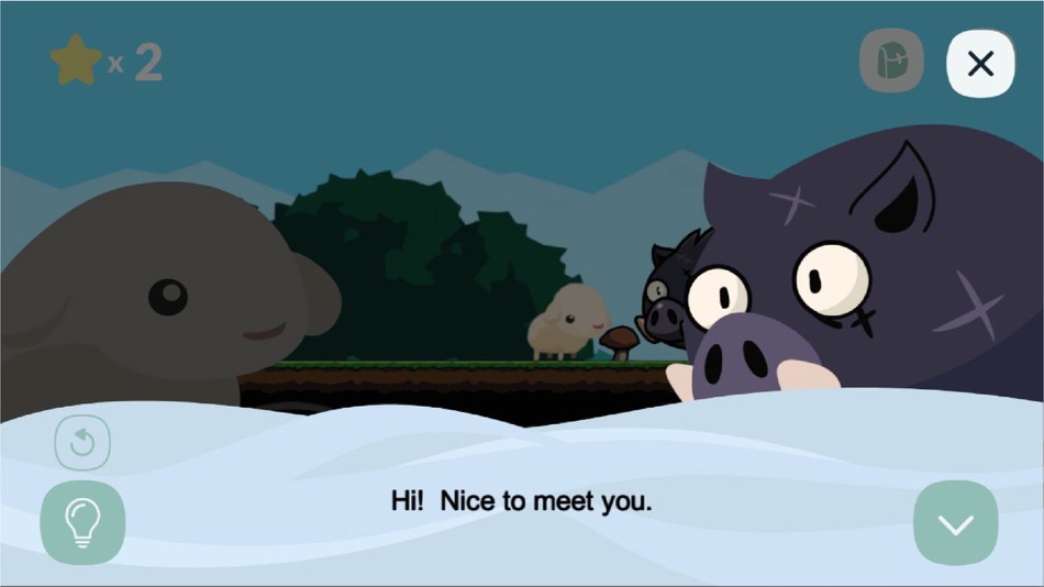 #1. 可愛動物學習英文大冒險 (iOS) Podle: Zhegang Xu