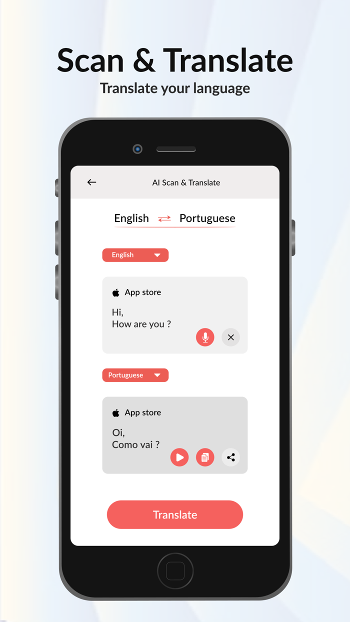 AI Camera Scan and Translate