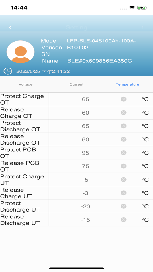 #1. LL BMS MONITOR (iOS) Podle: 天智 何