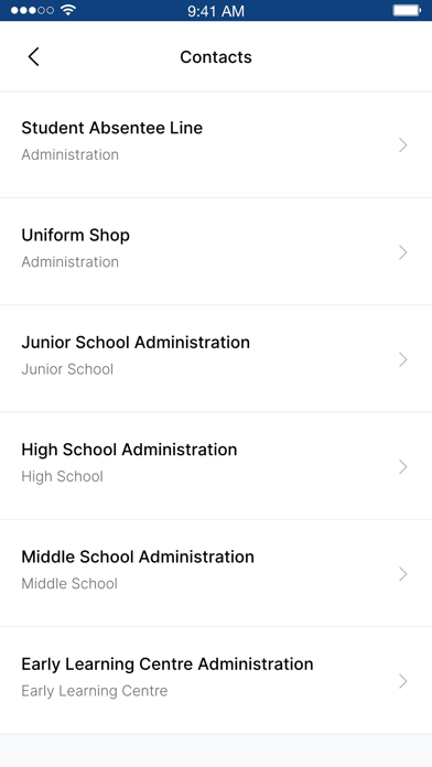 Redeemer Lutheran College Screenshot