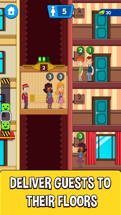 Hotel Elevator: Doorman Mania Screenshot
